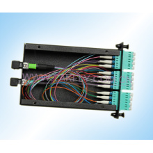 Boîte Casette / MPO MPO-LC à fibre optique avec adaptateurs